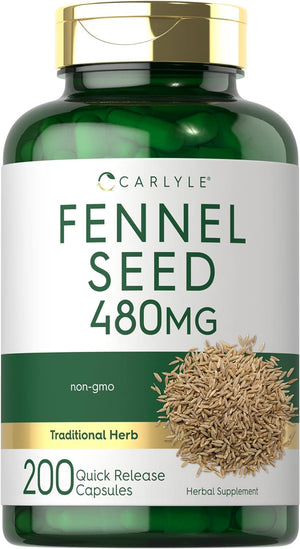 Carlyle Fennel Seed 480Mg. 200 Capsulas