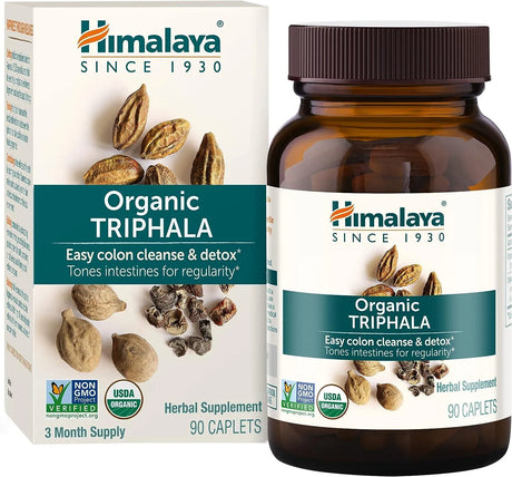 HIMALAYA - Himalaya Organic Triphala 90 Tabletas - The Red Vitamin MX - Suplementos Alimenticios - {{ shop.shopifyCountryName }}