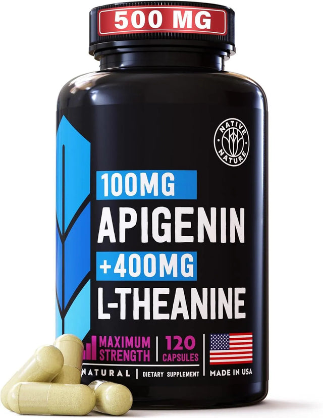 NATIVE NATURE - Native Nature Apigenin with L Theanine 120 Capsulas - The Red Vitamin MX - Suplementos Alimenticios - {{ shop.shopifyCountryName }}