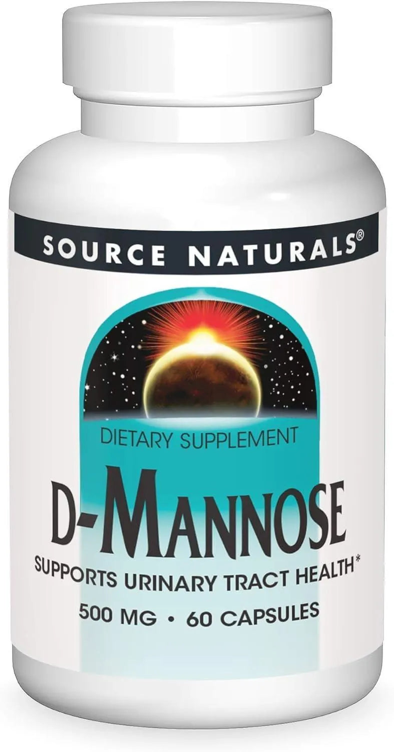 SOURCE NATURALS - Source Naturals D-Mannose 500Mg. 60 Capsulas - The Red Vitamin MX - Suplementos Alimenticios - {{ shop.shopifyCountryName }}