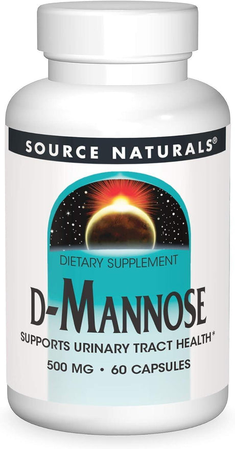 SOURCE NATURALS - Source Naturals D-Mannose 500Mg. 60 Capsulas - The Red Vitamin MX - Suplementos Alimenticios - {{ shop.shopifyCountryName }}