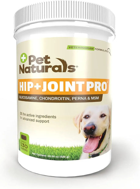 PET NATURALS - Pet Naturals Hip and Joint Pro 130 Masticables - The Red Vitamin MX - Cuidado De Cadera Y Articulaciones Para Perros - {{ shop.shopifyCountryName }}