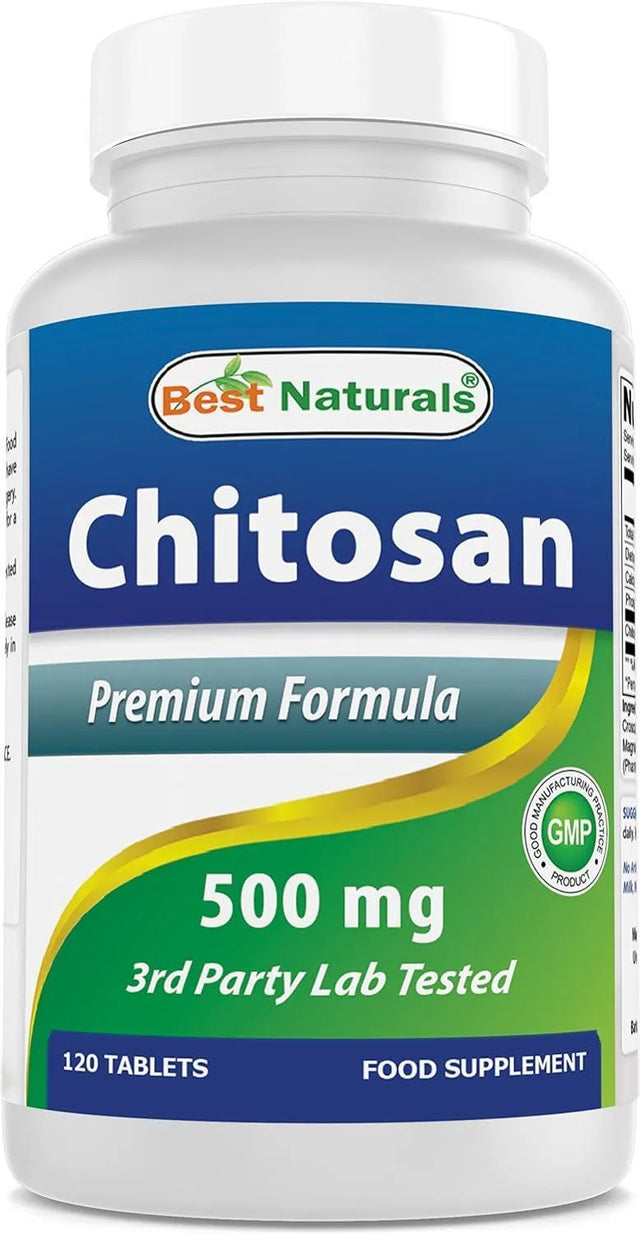 BEST NATURALS - Best Naturals Chitosan 500Mg. 120 Tabletas - The Red Vitamin MX - Suplementos Alimenticios - {{ shop.shopifyCountryName }}