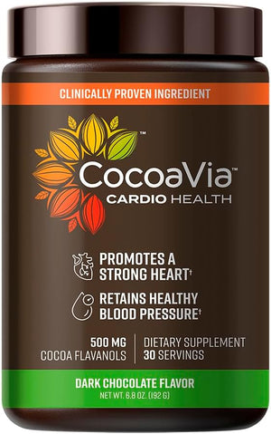 CocoaVia Cardio Health Cocoa Powder 30 Servicios 192Gr.