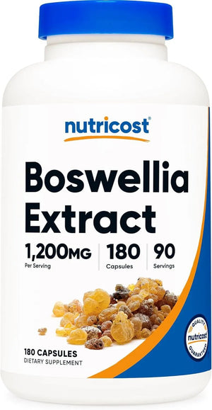 NUTRICOST - Nutricost Boswellia Extract 1200Mg. 180 Capsulas - The Red Vitamin MX - Suplementos Alimenticios - {{ shop.shopifyCountryName }}