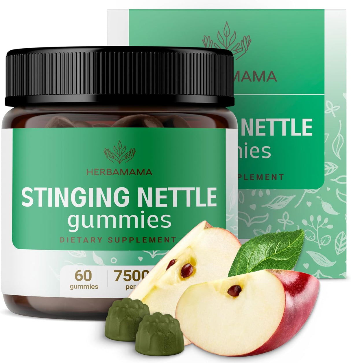 HERBAMAMA - HERBAMAMA Stinging Nettle Gummies 7500Mg. 60 Gomitas - The Red Vitamin MX - Suplementos Alimenticios - {{ shop.shopifyCountryName }}