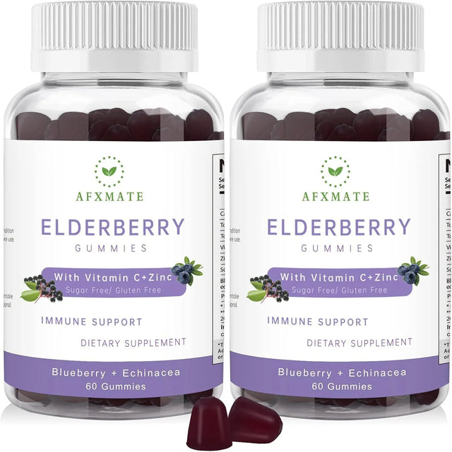 AFXMATE - AFXMATE Sambucus Elderberry Gummies 60 Gomitas 2 Pack - The Red Vitamin MX - Suplementos Alimenticios - {{ shop.shopifyCountryName }}