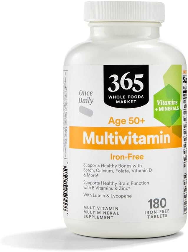 365 by Whole Foods Market Mature Adult Once Daily Multi 180 Tabletas
