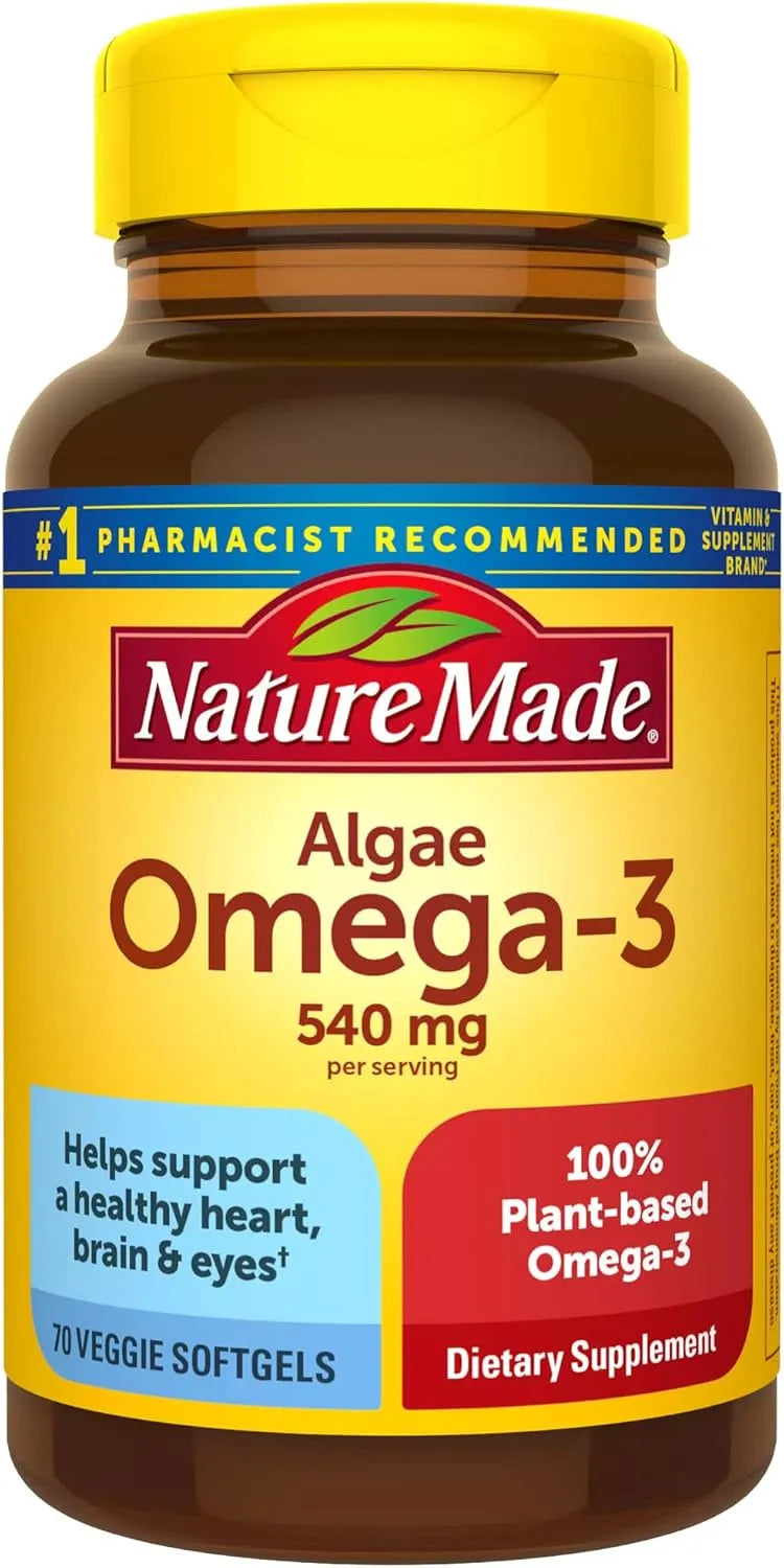 NATURE MADE - Nature Made Algae Omega 3 540Mg. 70 Capsulas Blandas - The Red Vitamin MX - Suplementos Alimenticios - {{ shop.shopifyCountryName }}