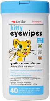 Petkin Kitty Eye Wipes 40 Toallitas