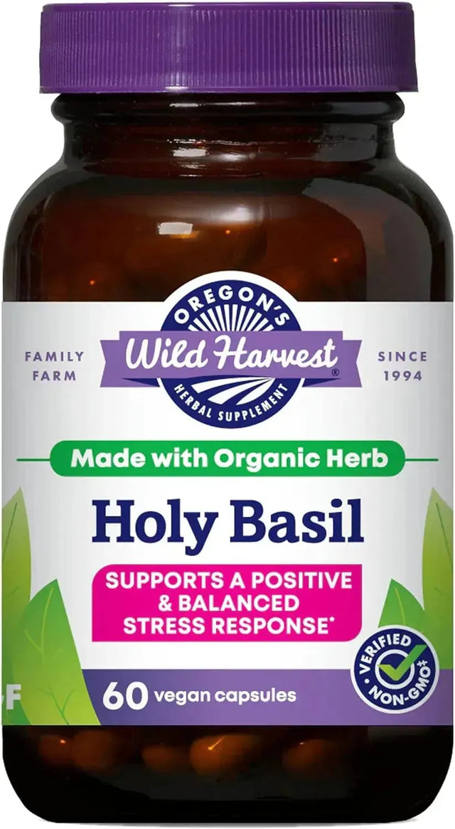 OREGON'S WILD HARVEST - Oregon's Wild Harvest Organic Holy Basil 60 Capsulas - The Red Vitamin MX - Suplementos Alimenticios - {{ shop.shopifyCountryName }}