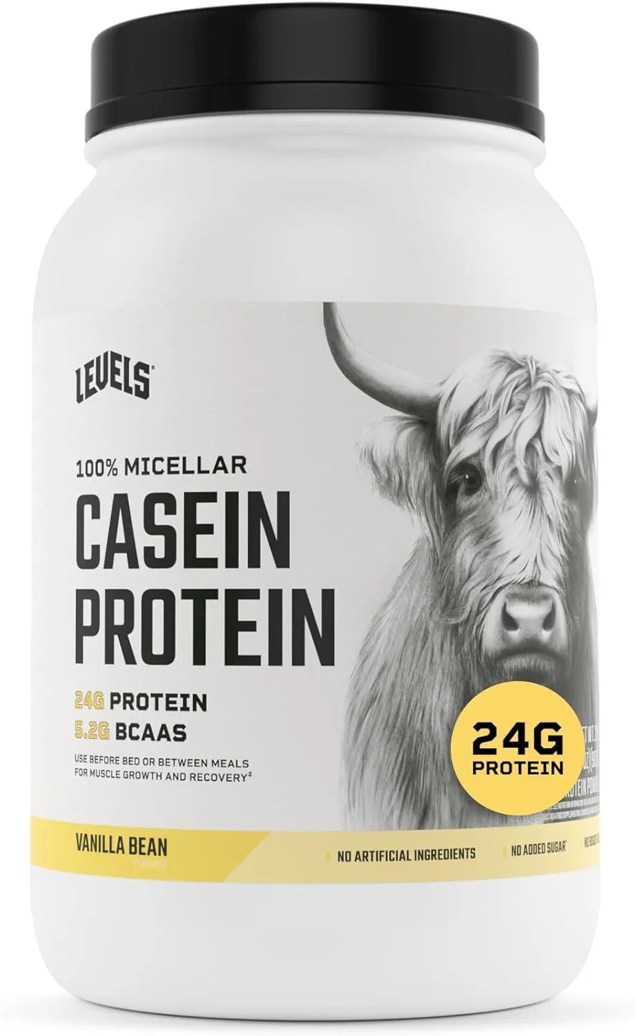 LEVELS - Levels 100% Micellar Casein Protein Vanilla Bean 2 Lb. - The Red Vitamin MX - Suplementos Alimenticios - {{ shop.shopifyCountryName }}