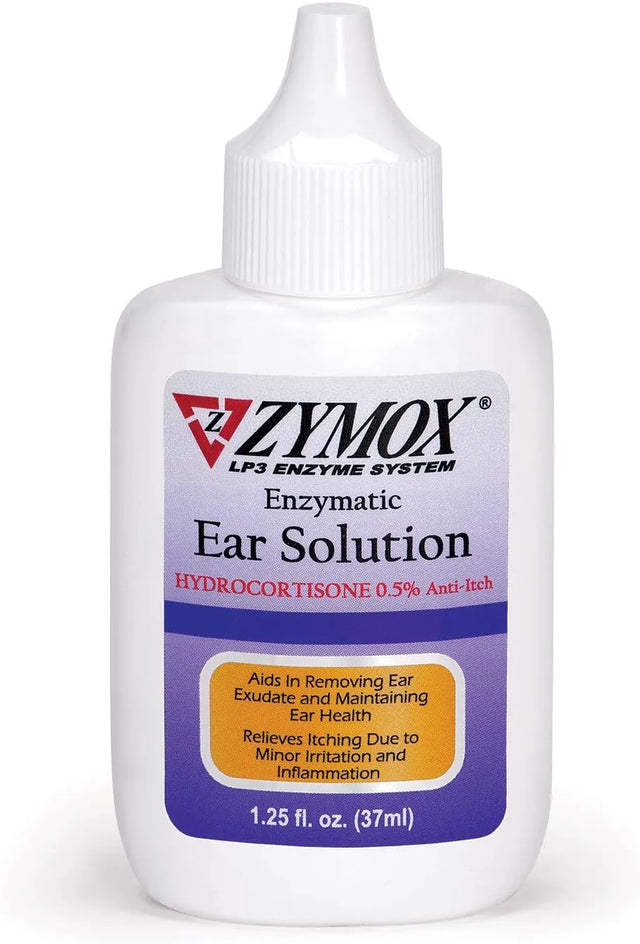 ZYMOX - ZYMOX Enzymatic Ear Solution 37Ml. - The Red Vitamin MX - Cuidado Del Oído De Perros - {{ shop.shopifyCountryName }}