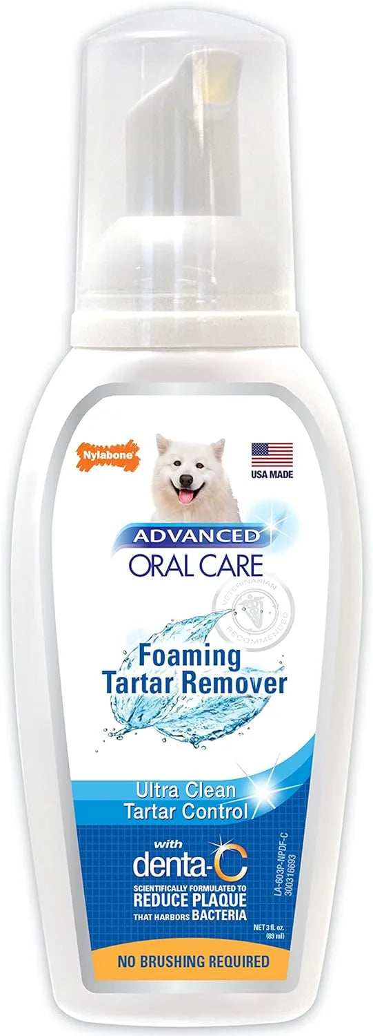 NYLABONE - Nylabone Advanced Oral Care Foaming Dog Tartar Remover 4 Oz. - The Red Vitamin MX - Cuidado Dental Para Perros - {{ shop.shopifyCountryName }}