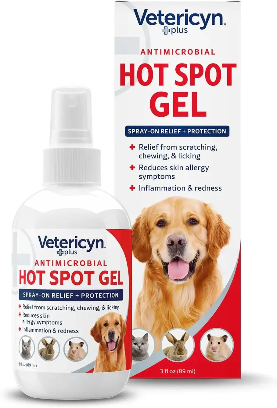 VETERICYN - Vetericyn Plus Dog Hot Spot Gel 89Ml. - The Red Vitamin MX - Remedios Para La Picazón De Perros - {{ shop.shopifyCountryName }}