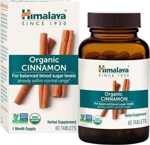 HIMALAYA - Himalaya Organic Cinnamon 60 Tabletas - The Red Vitamin MX - Suplementos Alimenticios - {{ shop.shopifyCountryName }}