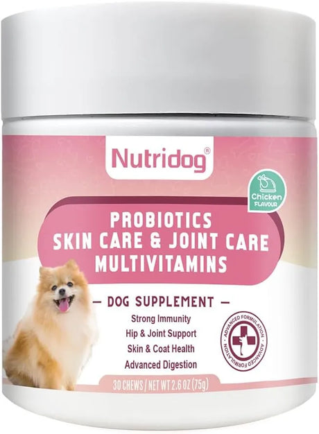 NUTRIDOG - Nutridog Multivitamin Chews for Dogs 30 Masticables - The Red Vitamin MX - Multivitamínicos Para Perros - {{ shop.shopifyCountryName }}
