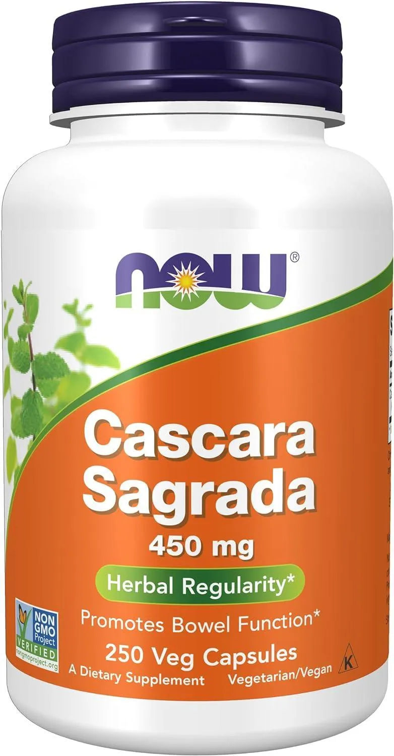 NOW SUPPLEMENTS - NOW Supplements Cascara Sagrada 450Mg. 250 Capsulas - The Red Vitamin MX - Suplementos Alimenticios - {{ shop.shopifyCountryName }}