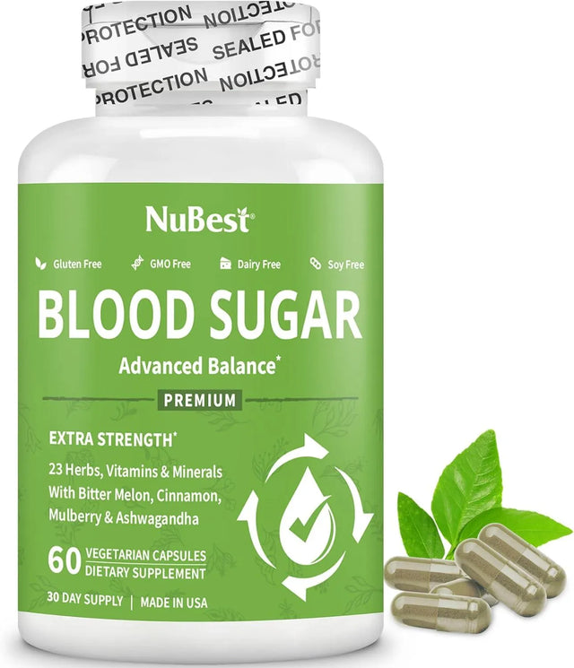 NUBEST - NuBest Blood Sugar 60 Capsulas - The Red Vitamin MX - Suplementos Alimenticios - {{ shop.shopifyCountryName }}