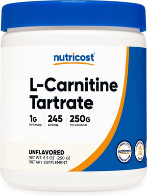 NUTRICOST - Nutricost L-Carnitine Tartrate Powder 250Gr. - The Red Vitamin MX - Suplementos Alimenticios - {{ shop.shopifyCountryName }}