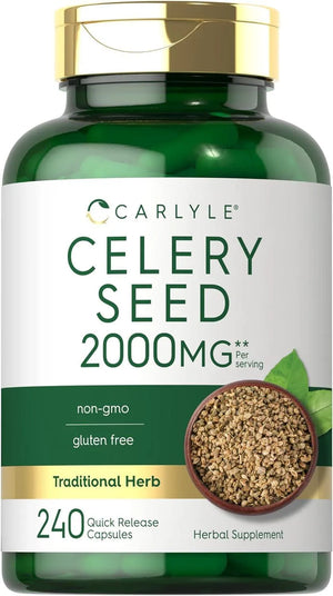 CARLYLE - Carlyle Celery Seed Extract 2000Mg. 240 Capsulas - The Red Vitamin MX - Suplementos Alimenticios - {{ shop.shopifyCountryName }}