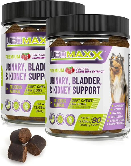 UROMAXX - UroMAXX Dog Urinary Tract Infection Treatment 90 Masticables 2 Pack - The Red Vitamin MX - Salud De Tracto Urinario Para Perros - {{ shop.shopifyCountryName }}