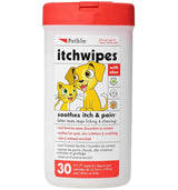 Petkin Anti Itch Wipes for Dogs and Cats 30 Toallitas 2 Pack