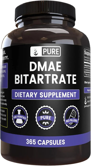 PURE ORIGINAL INGREDIENTS - Pure Original Ingredients DMAE Bitartrate 365 Capsulas - The Red Vitamin MX - Suplementos Alimenticios - {{ shop.shopifyCountryName }}