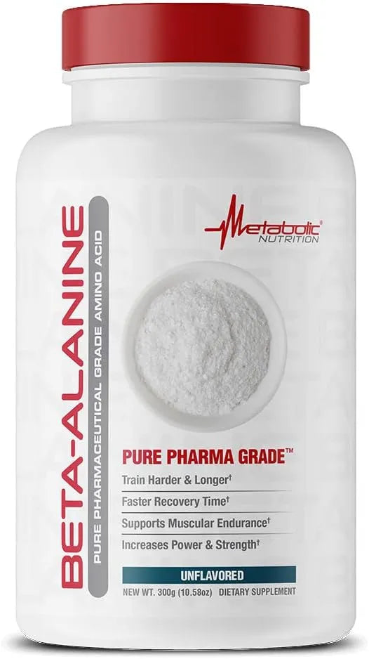 METABOLIC NUTRITION - Metabolic Nutrition Beta Alanine Powder 300Gr. - The Red Vitamin MX - Suplementos Alimenticios - {{ shop.shopifyCountryName }}