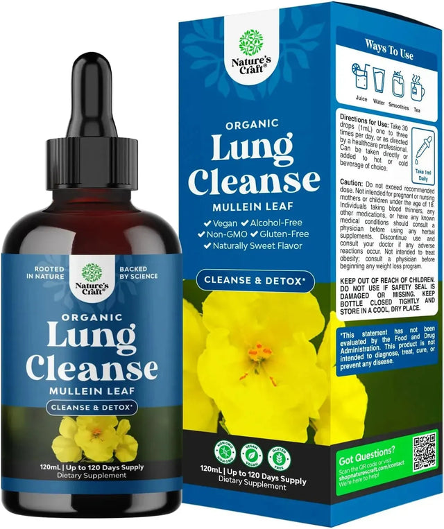 NATURES CRAFT - Natures Craft USDA Organic Mullein Leaf Drops 4 Fl.Oz. - The Red Vitamin MX - Suplementos Alimenticios - {{ shop.shopifyCountryName }}