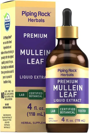 PIPING ROCK - Piping Rock Mullein Leaf Extract Tincture 4 Fl.Oz. - The Red Vitamin MX - Suplementos Alimenticios - {{ shop.shopifyCountryName }}