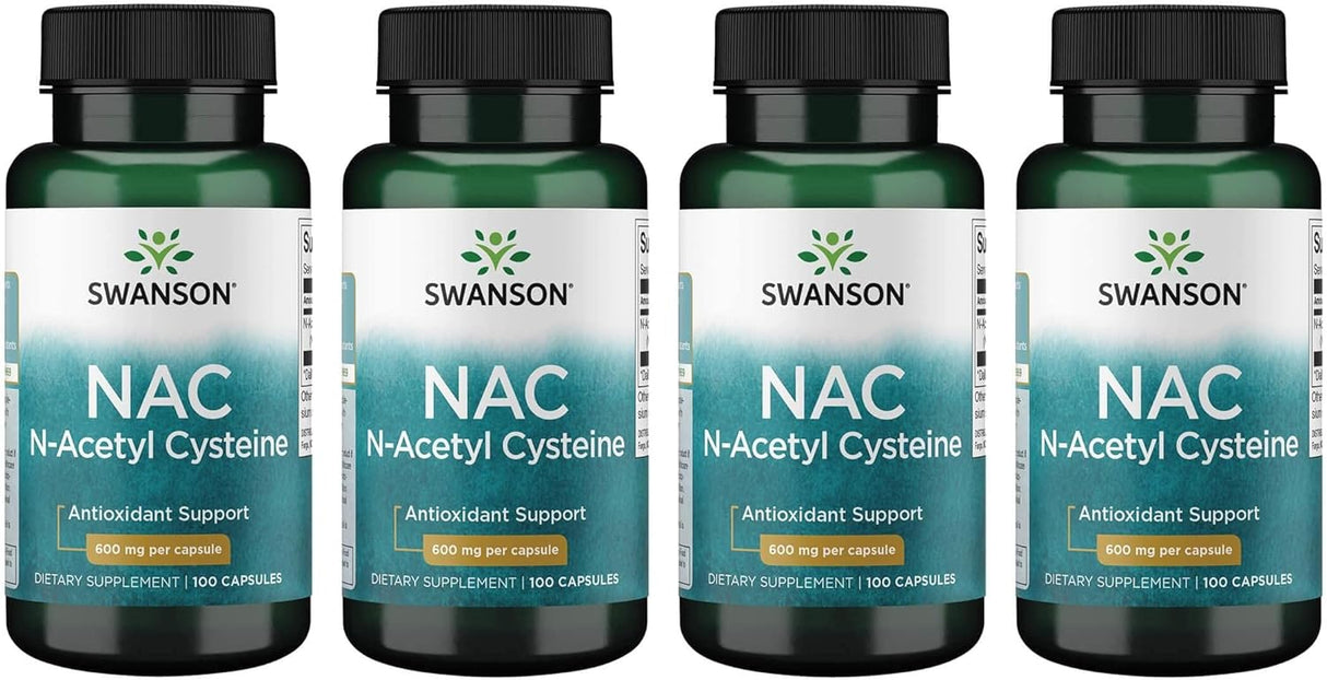 Swanson NAC N-Acetyl Cysteine 600Mg. 400 Capsulas