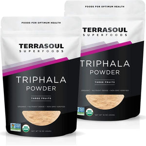 TERRASOUL SUPERFOODS - Terrasoul Superfoods Organic Triphala Powder 454Gr. 2 Pack - The Red Vitamin MX - Suplementos Alimenticios - {{ shop.shopifyCountryName }}