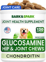 BARK&SPARK - BARK&SPARK Glucosamine Chondroitin Dog Hip & Joint 120 Masticables - The Red Vitamin MX - Cuidado De Cadera Y Articulaciones Para Perros - {{ shop.shopifyCountryName }}