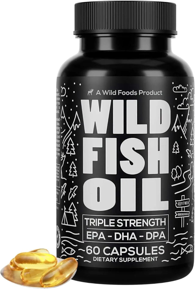 WILD FOODS - Wild Foods Fish Oil Omega 3 1600Mg. 60 Capsulas - The Red Vitamin MX - Suplementos Alimenticios - {{ shop.shopifyCountryName }}