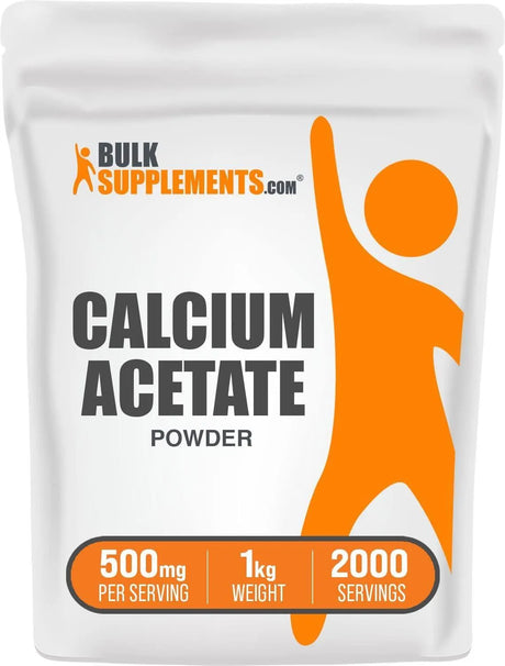 BULK SUPPLEMENTS - Bulk Supplements Calcium Acetate Powder 1 Kg. - The Red Vitamin MX - Suplementos Alimenticios - {{ shop.shopifyCountryName }}