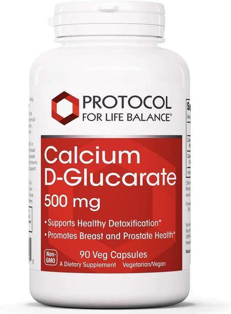 PROTOCOL FOR LIFE BALANCE - Protocol For Life Balance Calcium D Glucarate 500Mg. 90 Capsulas - The Red Vitamin MX - Suplementos Alimenticios - {{ shop.shopifyCountryName }}