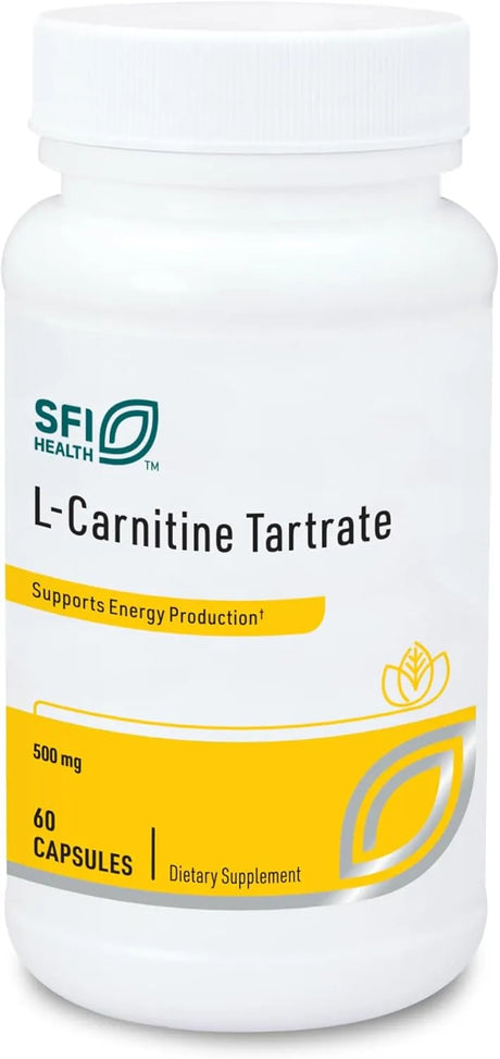 KLAIRE LABS - Klaire Labs L-Carnitine Tartrate 500Mg. 60 Capsulas - The Red Vitamin MX - Suplementos Alimenticios - {{ shop.shopifyCountryName }}