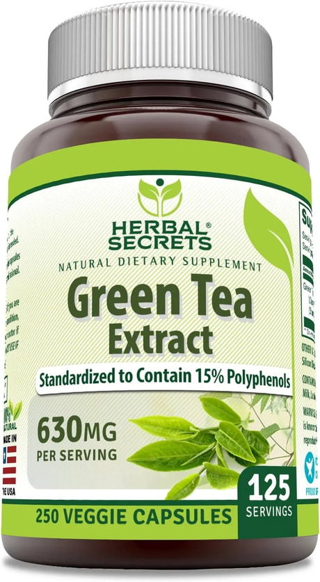 HERBAL SECRETS - Herbal Secrets Green Tea Extract 630Mg. 250 Capsulas - The Red Vitamin MX - Suplementos Alimenticios - {{ shop.shopifyCountryName }}