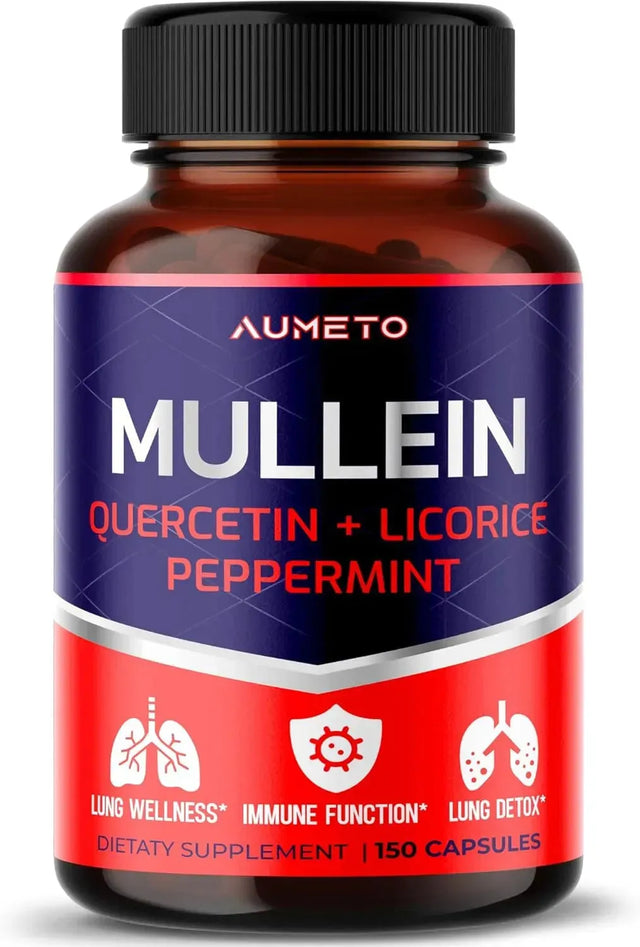 AUMETO - AUMETO Mullein 150 Capsulas - The Red Vitamin MX - Suplementos Alimenticios - {{ shop.shopifyCountryName }}