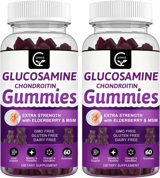 GORNVB - GORNVB Glucosamine Chondroitin Gummies 60 Gomitas 2 Pack - The Red Vitamin MX - Suplementos Alimenticios - {{ shop.shopifyCountryName }}