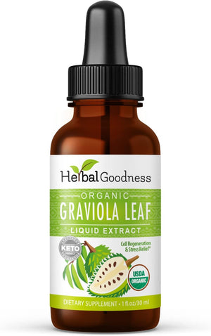 Herbal Goodness Graviola Soursop Leaf Extract Liquid 1 Fl.Oz.