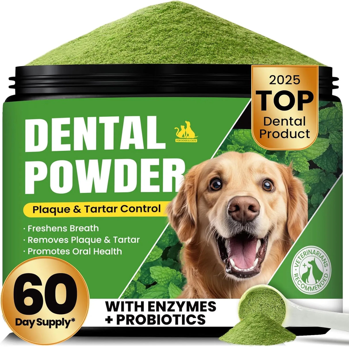 BUDDYCHEER - BuddyCheer Dog Teeth Cleaning Powder 60-Day Supply Mint 150Gr. - The Red Vitamin MX - Cuidado Dental Para Perros - {{ shop.shopifyCountryName }}