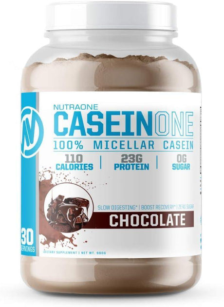 NUTRAONE - NutraOne CaseinOne Casein Protein Powder No Sugar Chocolate 960Gr. - The Red Vitamin MX - Suplementos Alimenticios - {{ shop.shopifyCountryName }}