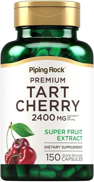 PIPING ROCK - Piping Rock Tart Cherry Extract 2400Mg. 150 Capsulas - The Red Vitamin MX - Suplementos Alimenticios - {{ shop.shopifyCountryName }}