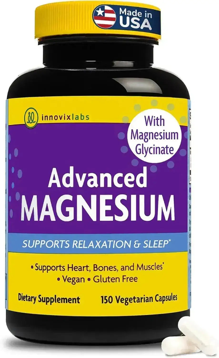 INNOVIXLABS - InnovixLabs Advanced Magnesium 210Mg. 150 Capsulas - The Red Vitamin MX - Suplementos Alimenticios - {{ shop.shopifyCountryName }}