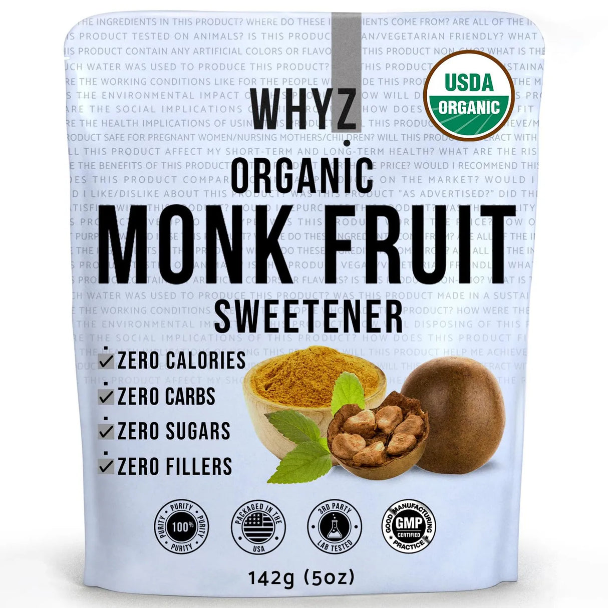 WHYZ - WHYZ Organic Monk Fruit Extract 142Gr. - The Red Vitamin MX - Suplementos Alimenticios - {{ shop.shopifyCountryName }}