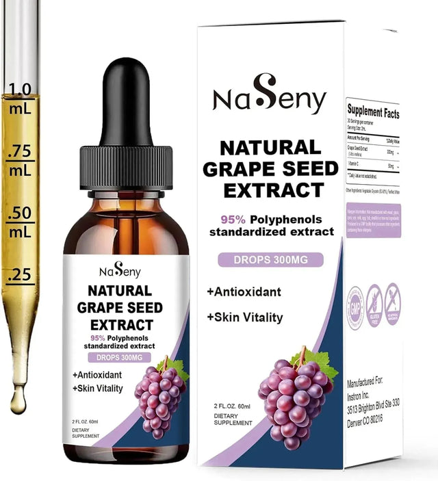 NASENY - NaSeny Natural Grape Seed Extract Drops 60Ml. - The Red Vitamin MX - Suplementos Alimenticios - {{ shop.shopifyCountryName }}