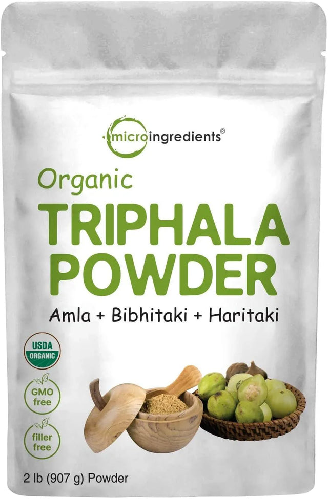 MICRO INGREDIENTS - Micro Ingredients Organic Triphala Powder 907Gr. - The Red Vitamin MX - Suplementos Alimenticios - {{ shop.shopifyCountryName }}