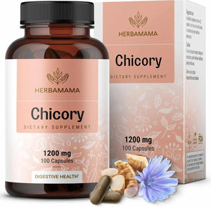 HERBAMAMA - HERBAMAMA Chicory Inulin 1200Mg. 100 Capsulas - The Red Vitamin MX - Suplementos Alimenticios - {{ shop.shopifyCountryName }}